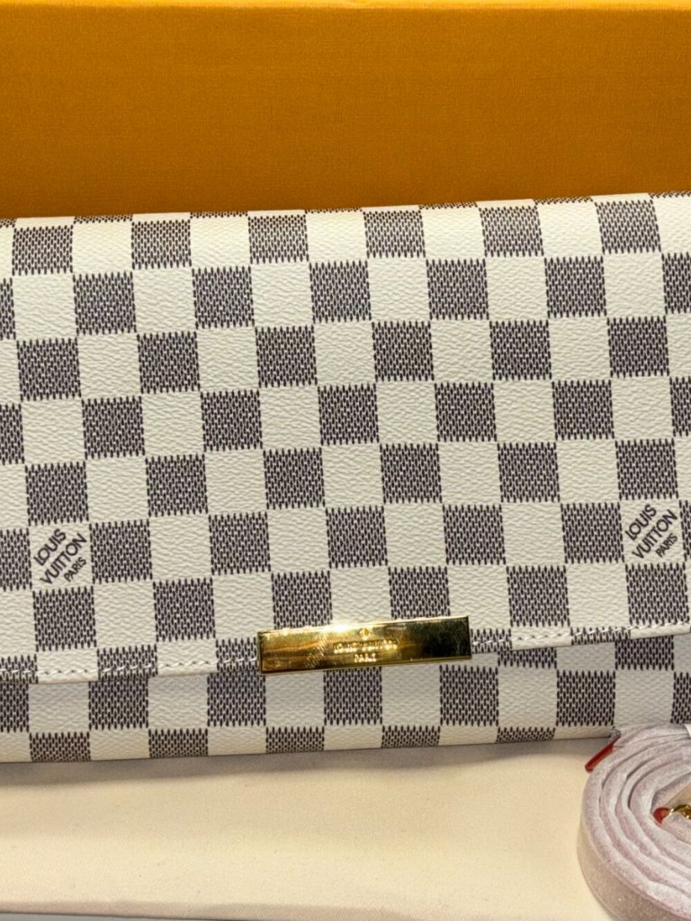 Louis Vuitton LV Favorite Damier Azur bag